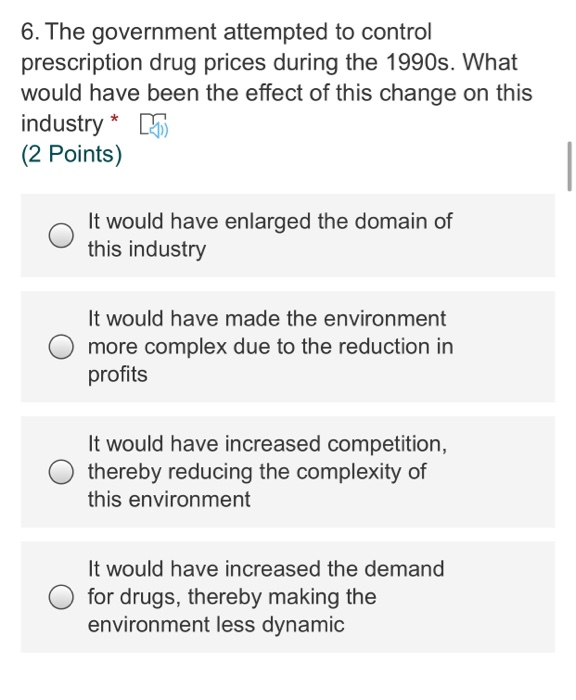 6. The government attempted to control