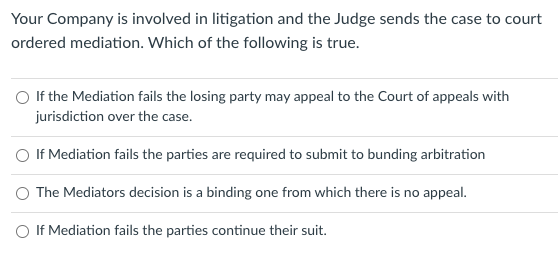 Which of the following is not a common method of