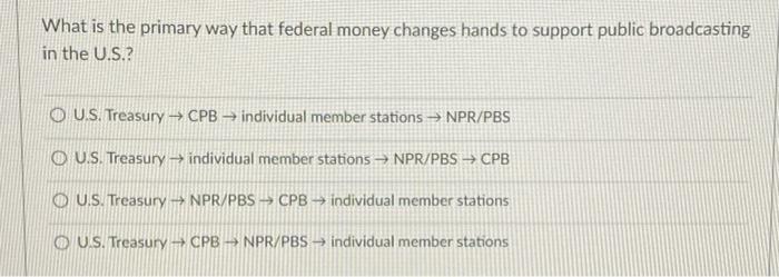 What is the primary way that federal money