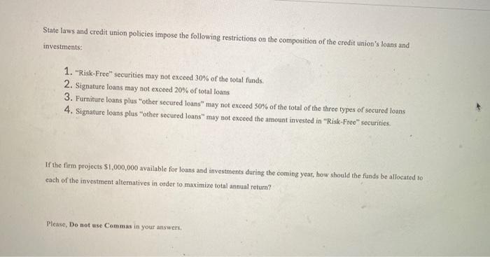 Investment and Loan Planning. The employee credit