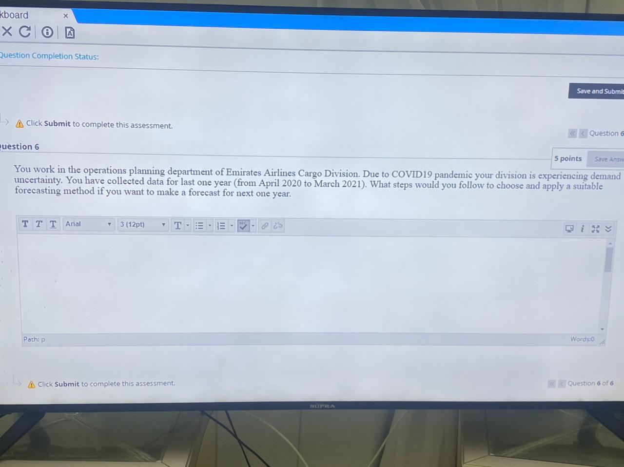 kboard XCO Question Completion Status: Save and