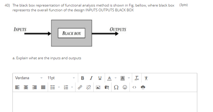 40) The black box representation of functional