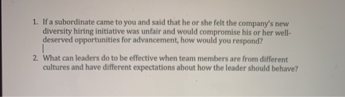 answers must be 1 paragraph each. 1. If a