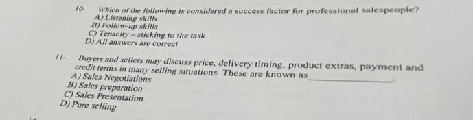 10- Which of the following is considered a