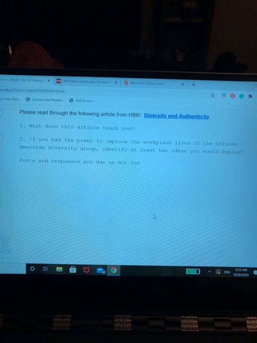 When Marcus (not his real name) joined a leading