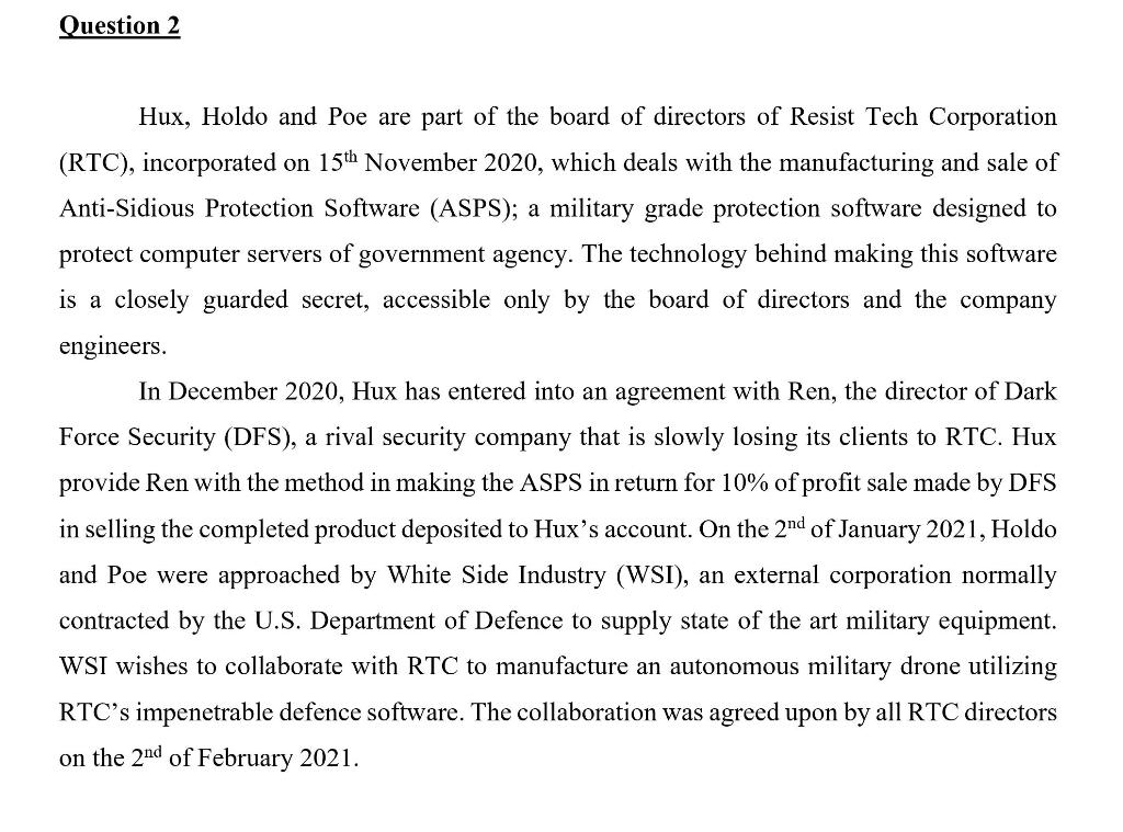 This is a Business Law question. Please use