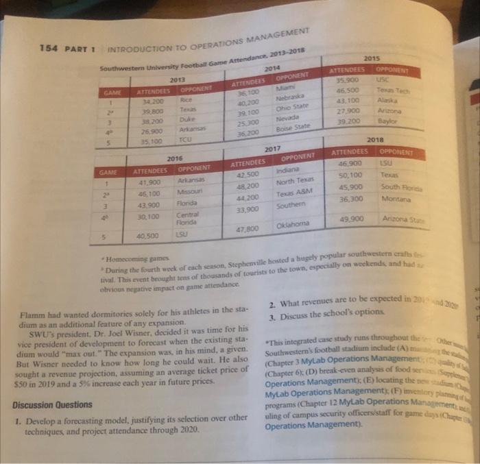 154 PART 1 OPPORT GAME INTRODUCTION TO OPERATIONS