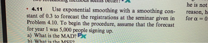 in excel with shown work. formulas needed he is