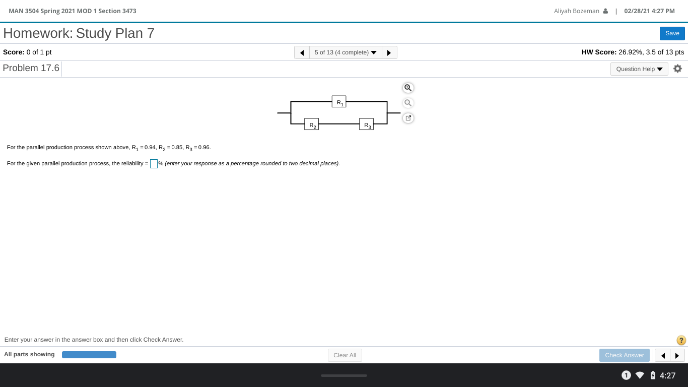 MAN 3504 Spring 2021 MOD 1 Section 3473 Aliyah