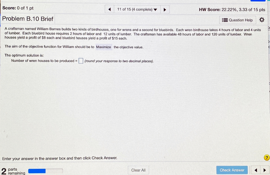 A craftsman named William Barnes builds two kinds