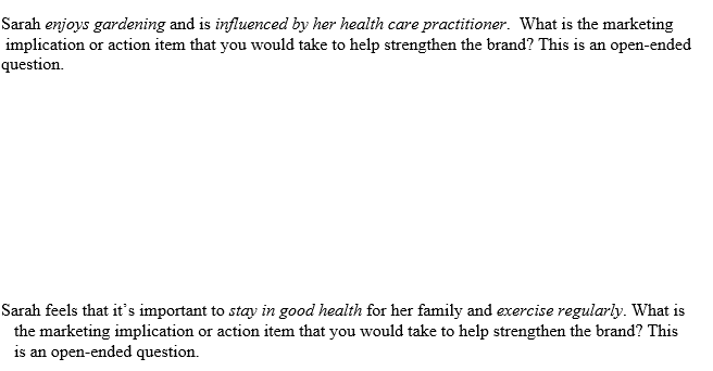 undefined Sarah enjoys gardening and is