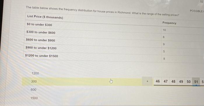 How many data values are there in the following