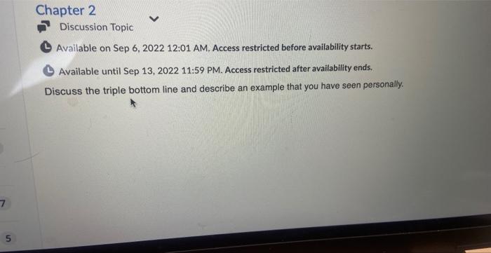 please dont forget to describe an example that