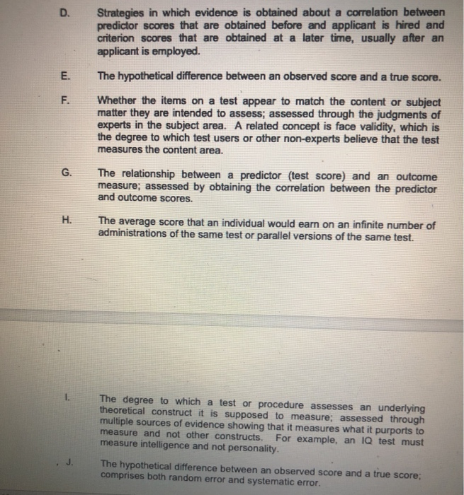 56. Match the terms (i. to x.) with the correct