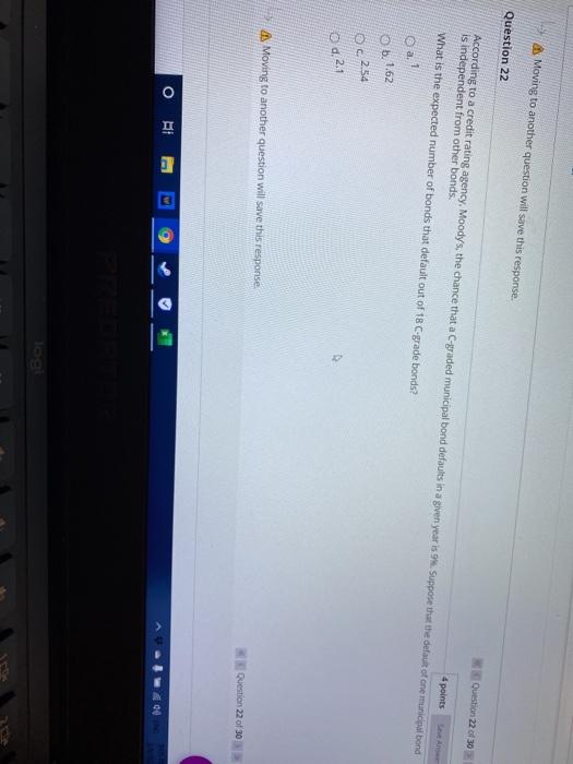 Moving to another question will save this