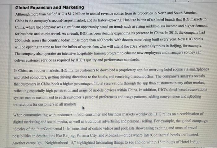 marketing please help in detail Strategic Case 4