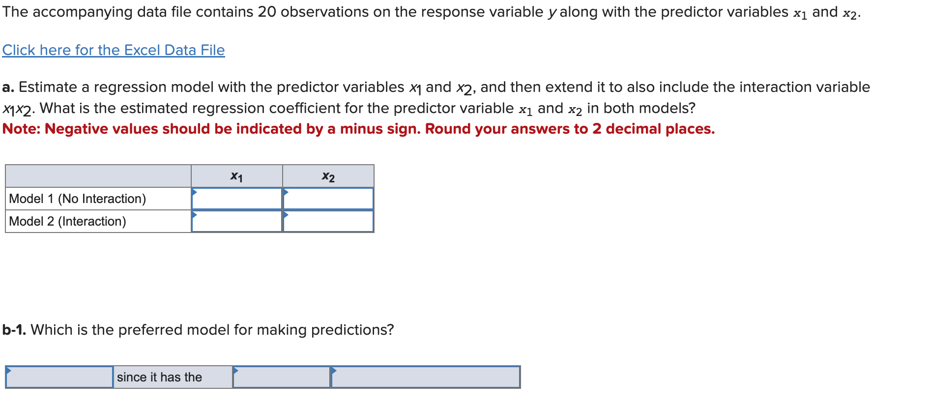 y x1 x2 37 22 33 51 32 35 57 30 25 42 28 22 28 21