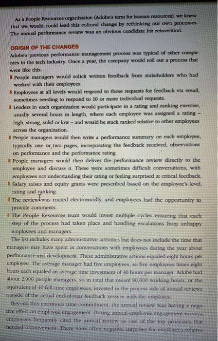 Death to the Performance Review: How Adobe