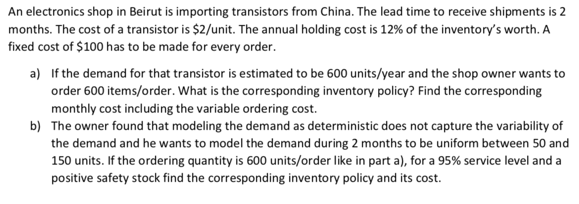 An electronics shop in Beirut is importing