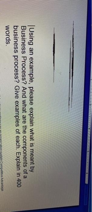 | Using an example, please explain what is meant