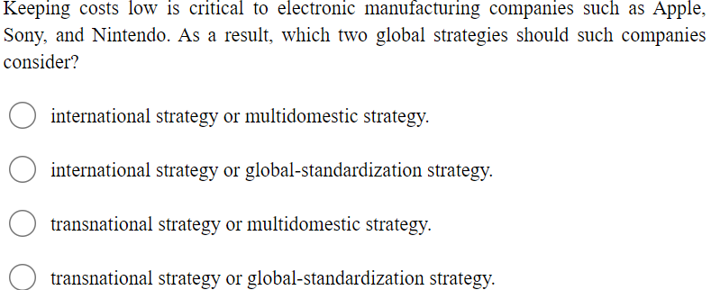 Keeping costs low is critical to electronic