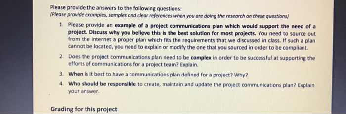 Please provide the answers to the following