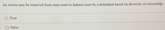 State courts of general jurisdiction: O none of