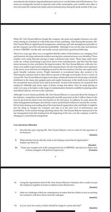 SECTION A Instruction Please answer all questions