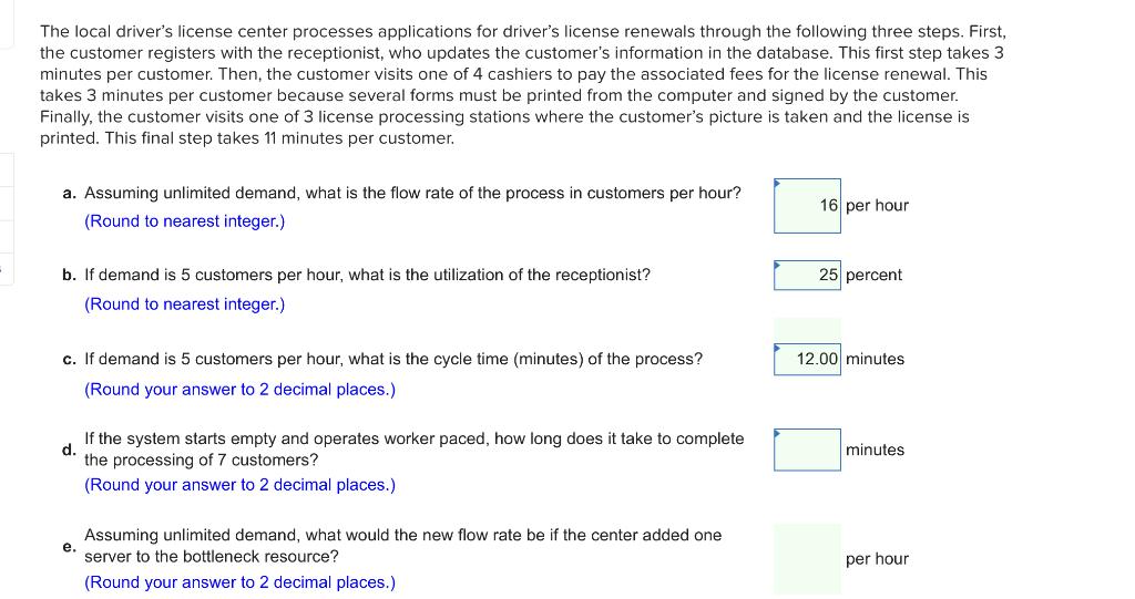 The local driver's license center processes