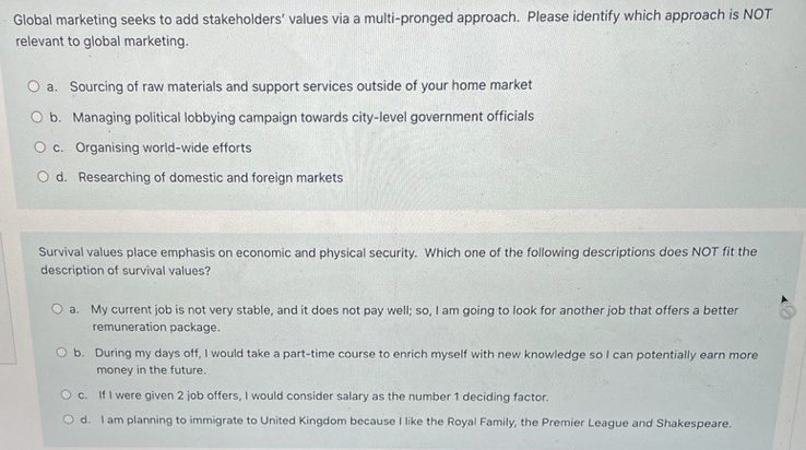 Global marketing seeks to add stakeholders'