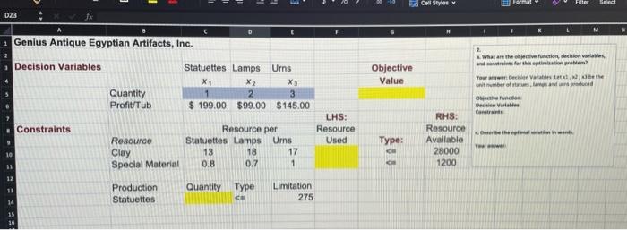 please show steps and formulas used thanks! 2.