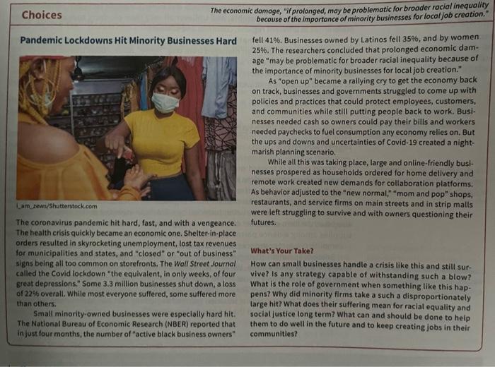 Choices Analytics "(this) second crisis - the