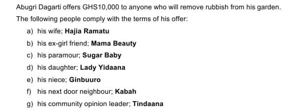 Abugri Dagarti offers GHS10,000 to anyone who