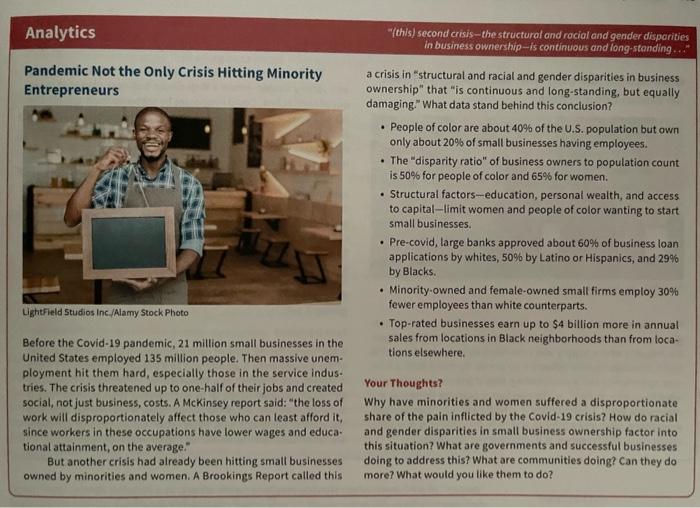 Choices Analytics "(this) second crisis - the