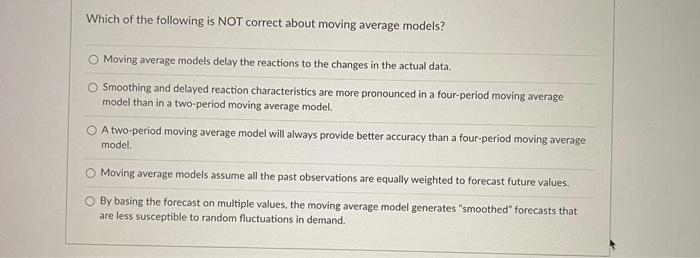 Which of the following is NOT correct about