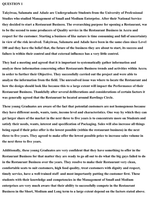 They approached a financial institution for a