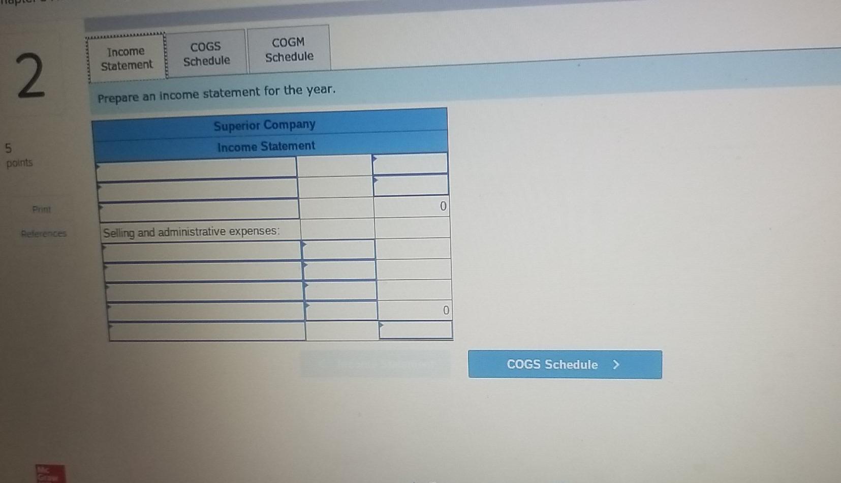 [LO3-3] Superior Company provided the following