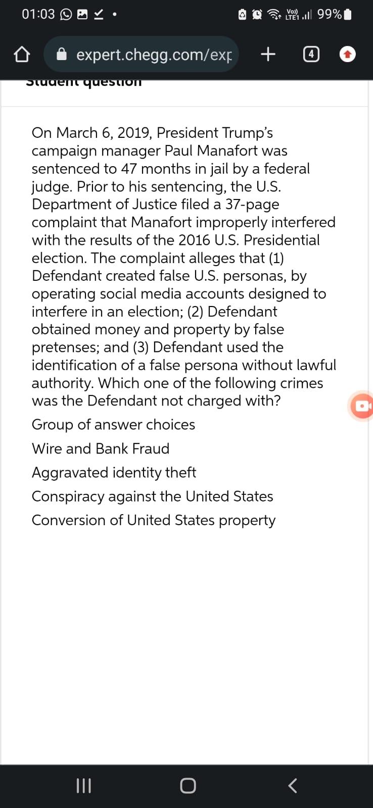 On March 6, 2019, President Trump's campaign