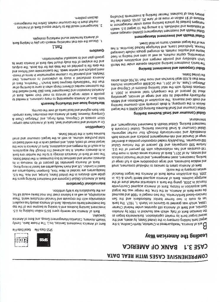 Only Part 1 et part 2 COMPREHENSIVE CASES WITH