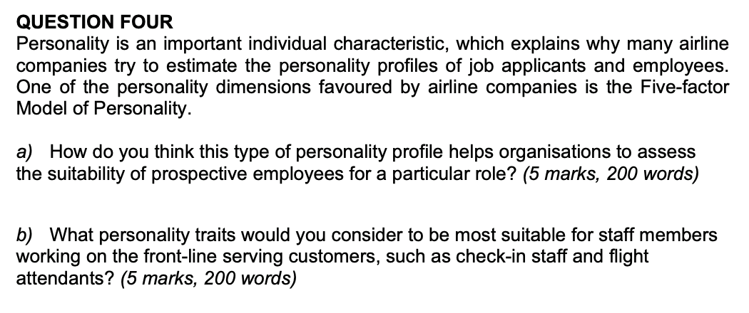 QUESTION THREE Corporate social responsibility is