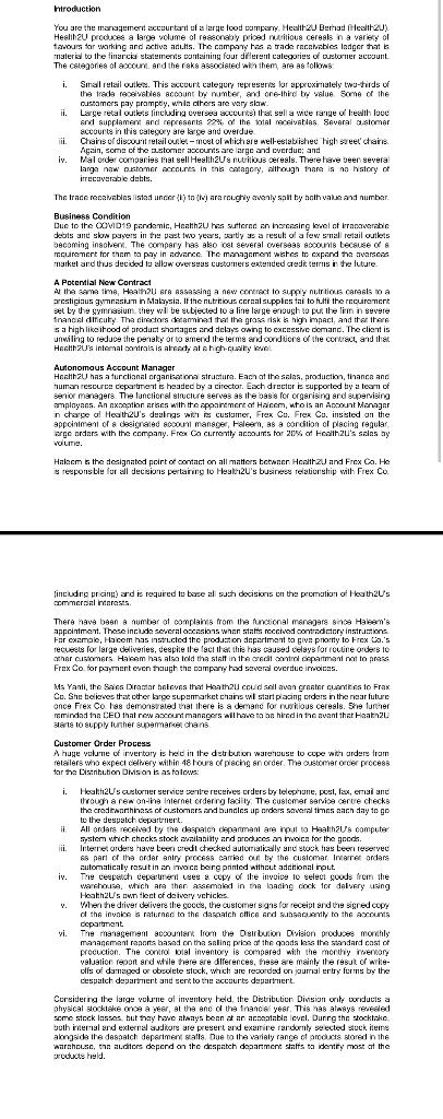 Subject : Corporate risk management i) Suggest