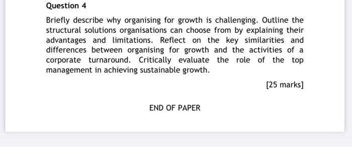 The question is about business strategy. Plz