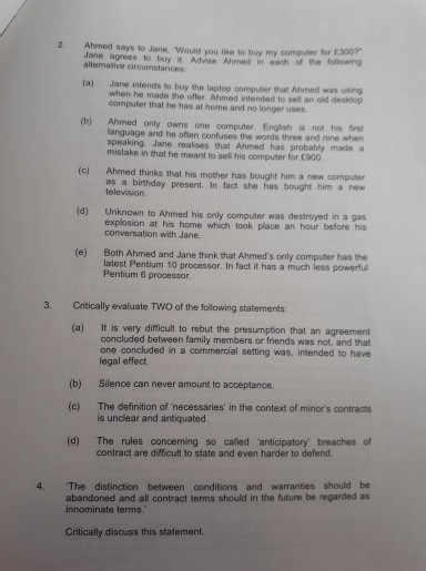 Contract Law English Please cite answer. 1. Lord