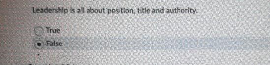 Leadership is all about position, title and