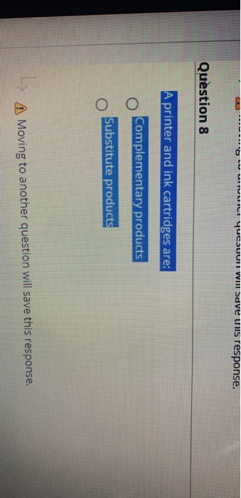 IVIC queBLIVIT VIII Save is response. Question 8