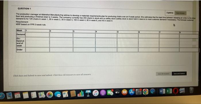 please answer it Requirement: Mre besed on FPR