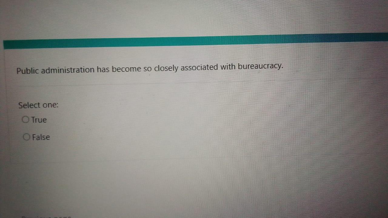 Public administration has become so closely