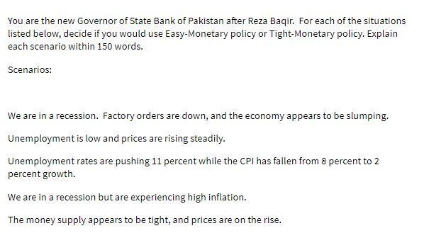 You are the new Governor of State Bank of