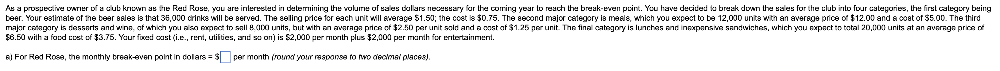 b). What is the expected number of meals each day