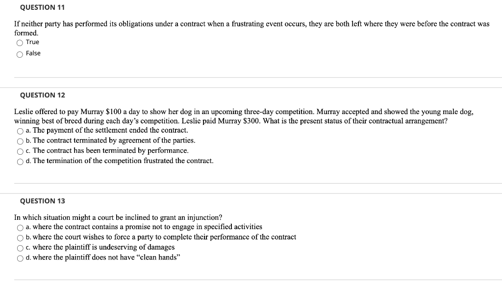 QUESTION 6 Albert entered into a contract under